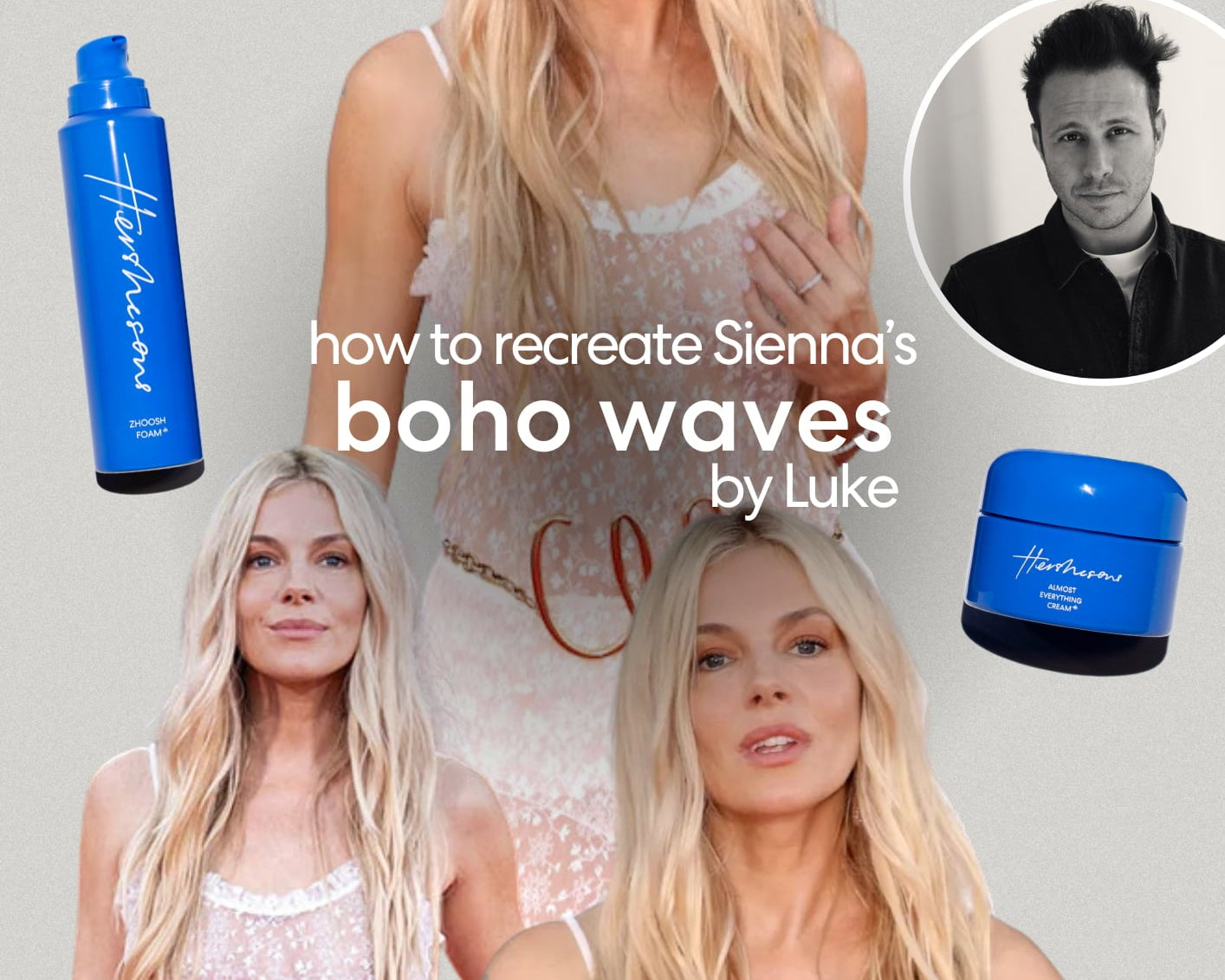 How To Recreate Sienna Miller’s Boho Waves