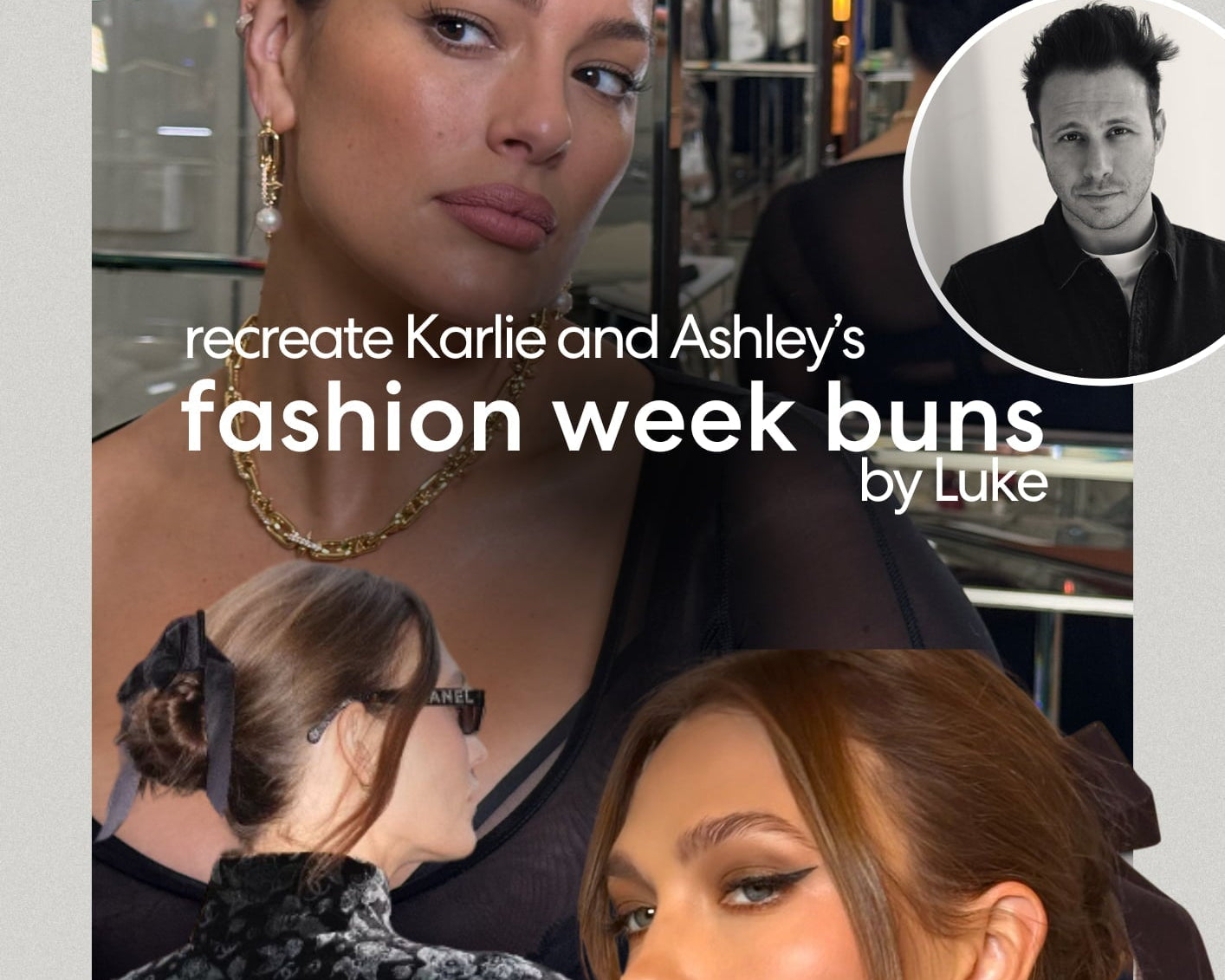 How To Recreate Karlie And Ashley’s Perfect Fashion Week Buns