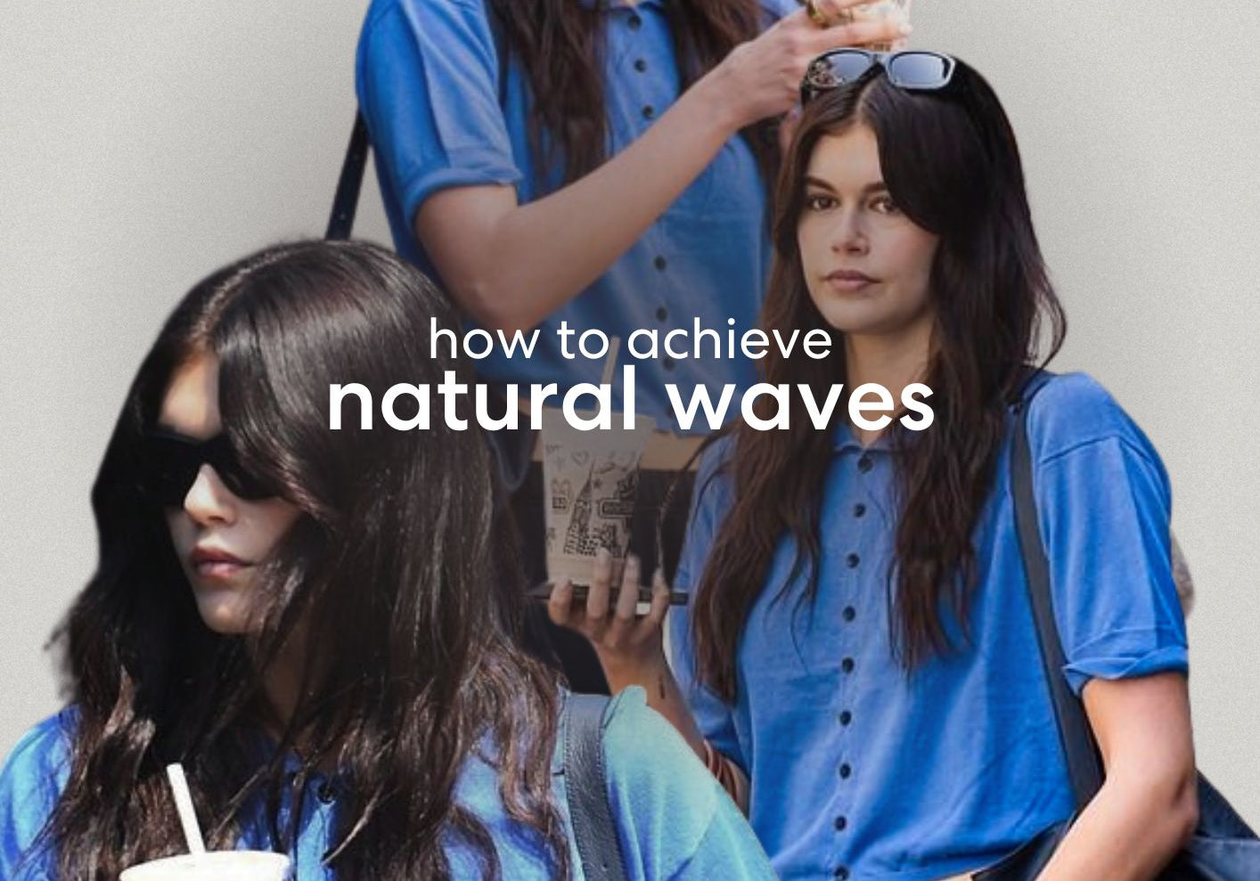 Kaia Gerber’s natural waves couldn’t be easier to create